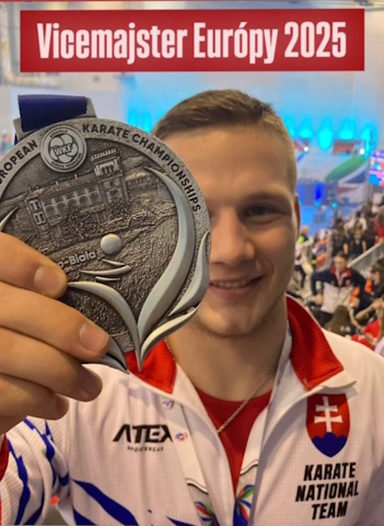 Lukáš Bohunický vicemajster Európy